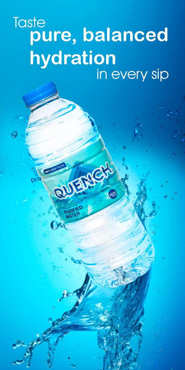 QUENCH – Pure Refreshment. Pure Quench.